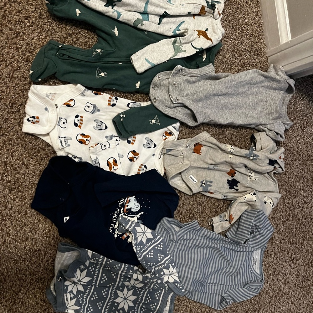Assorted Baby Onesies Set